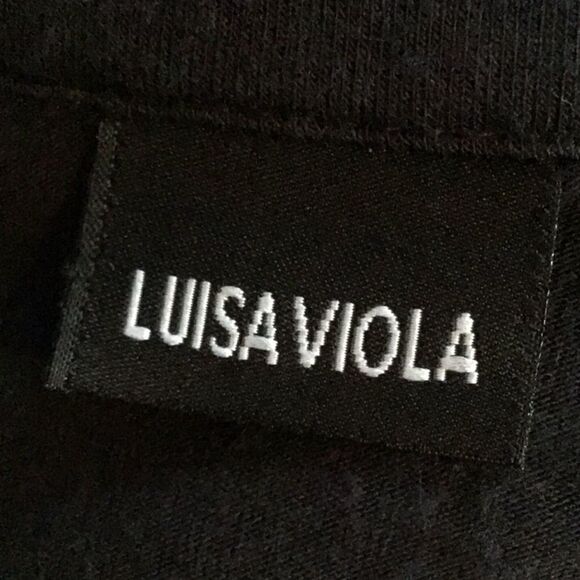 Luisa Viola Black Zip up Athleisure Jacket or Base Layer - Picture 7 of 9